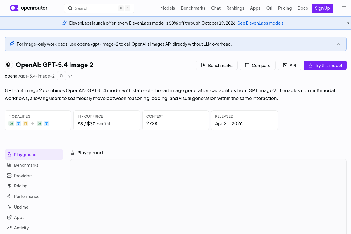 OpenAI: GPT-5.4 Image 2 preview