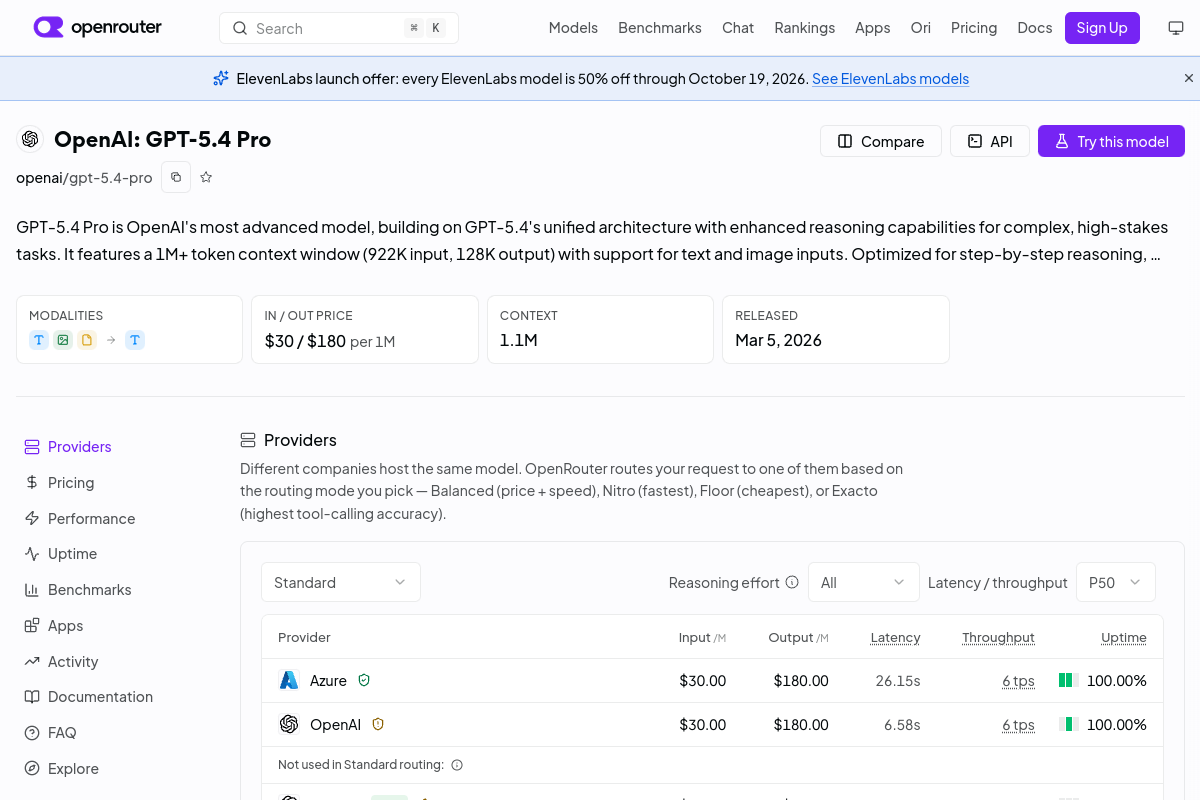 OpenAI: GPT-5.4 Pro preview