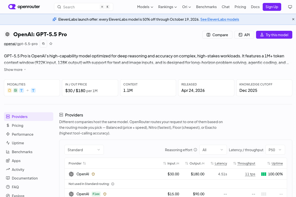 OpenAI: GPT-5.5 Pro preview