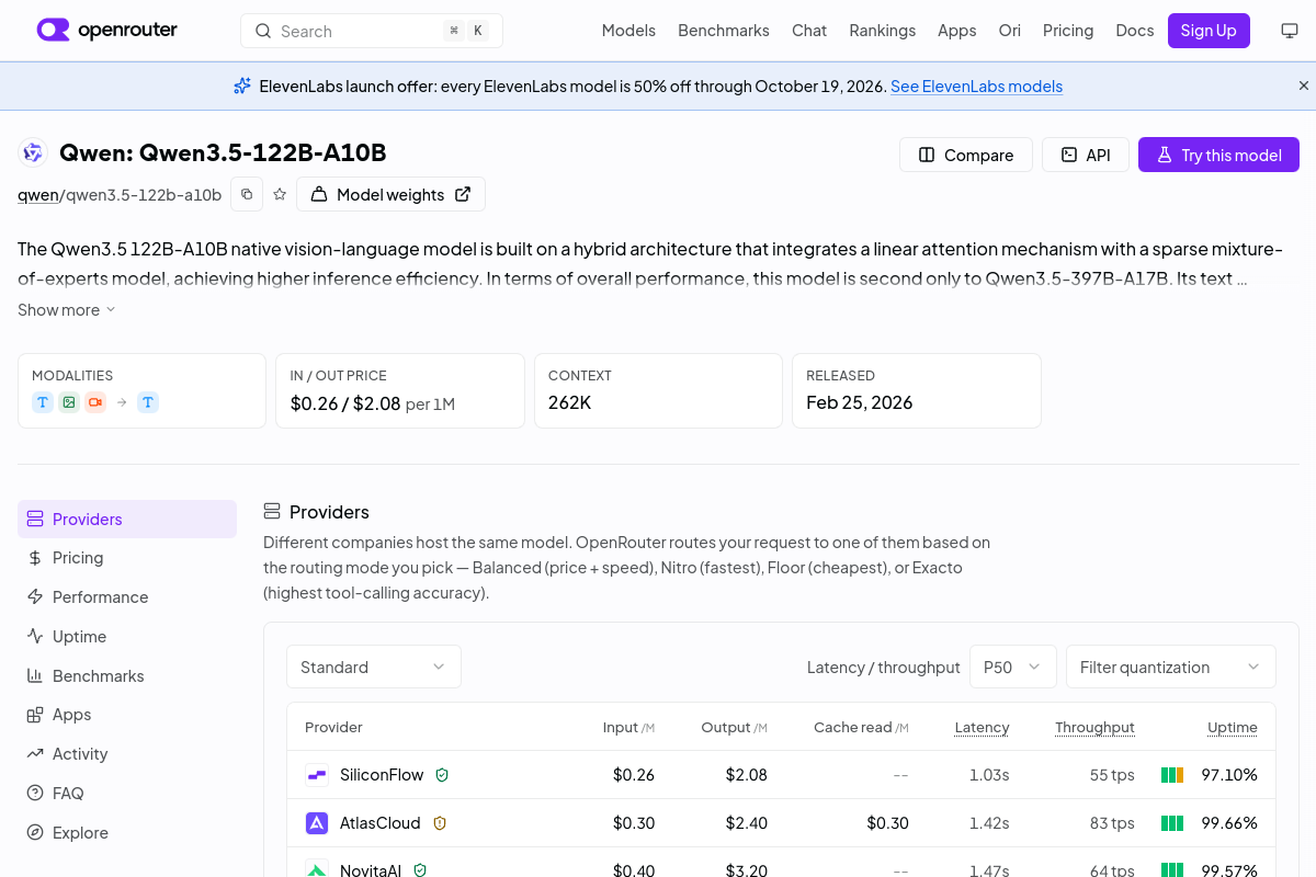 Qwen: Qwen3.5-122B-A10B preview
