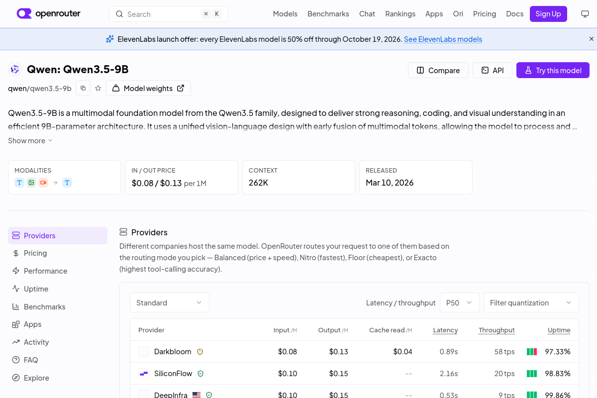 Qwen: Qwen3.5-9B preview