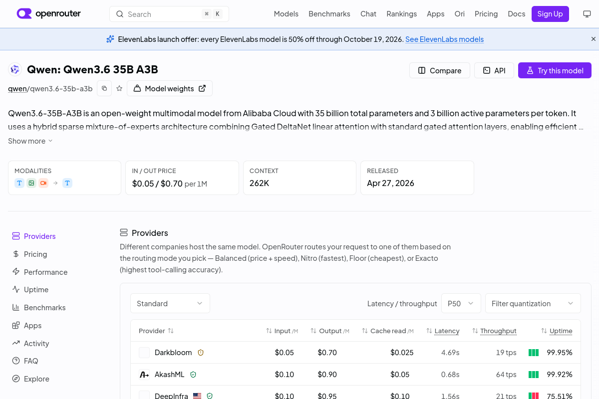 Qwen: Qwen3.6 35B A3B preview