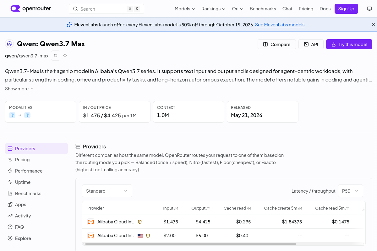 Qwen: Qwen3.7 Max preview