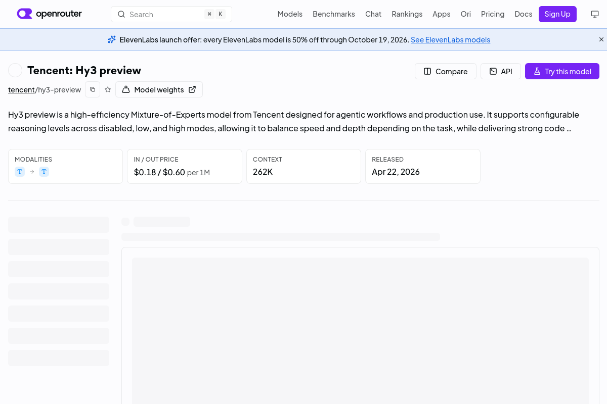 Tencent: Hy3 preview preview