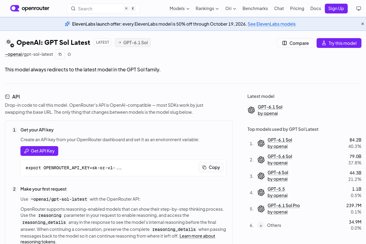 OpenAI GPT Latest preview