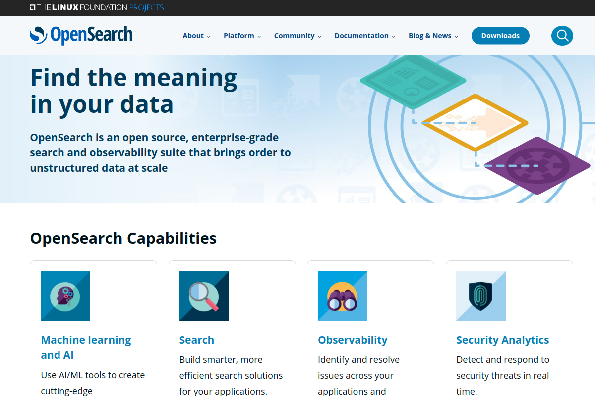 OpenSearch screenshot