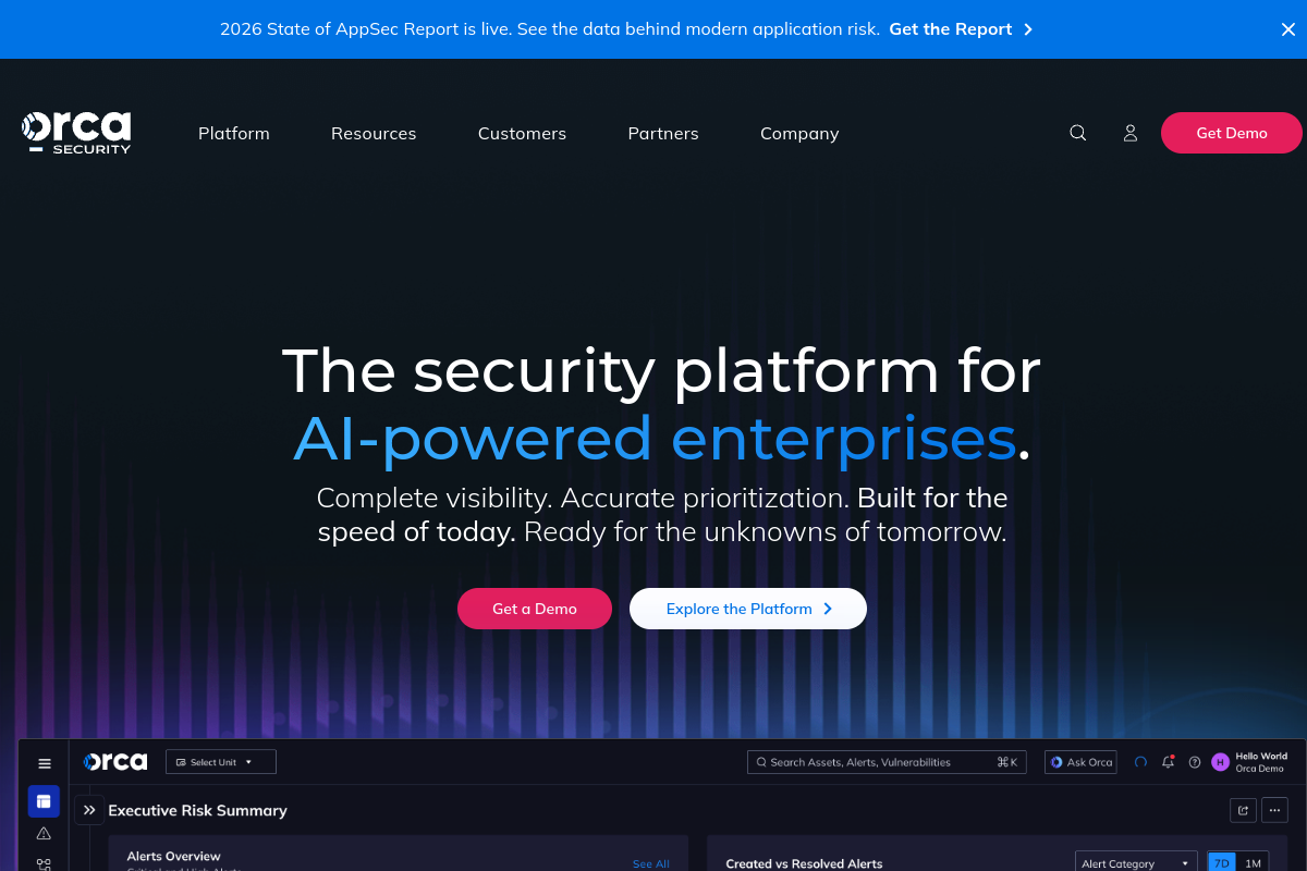 Orca Security screenshot