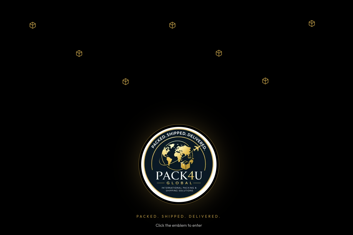 Pack4U Global homepage