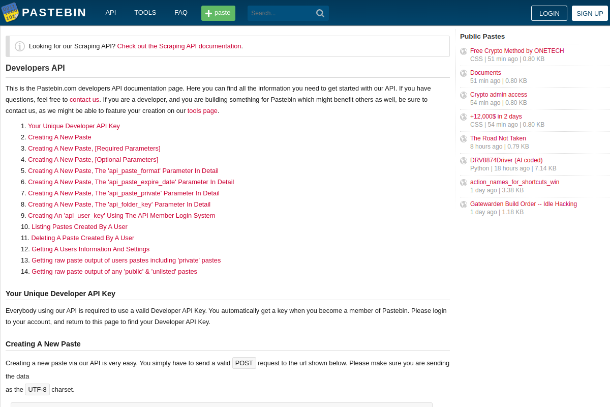 Pastebin preview
