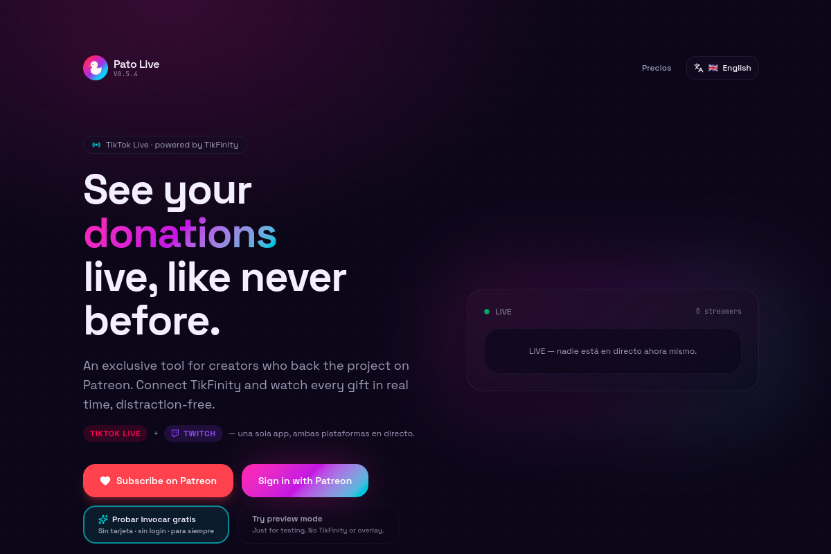 PatoLive