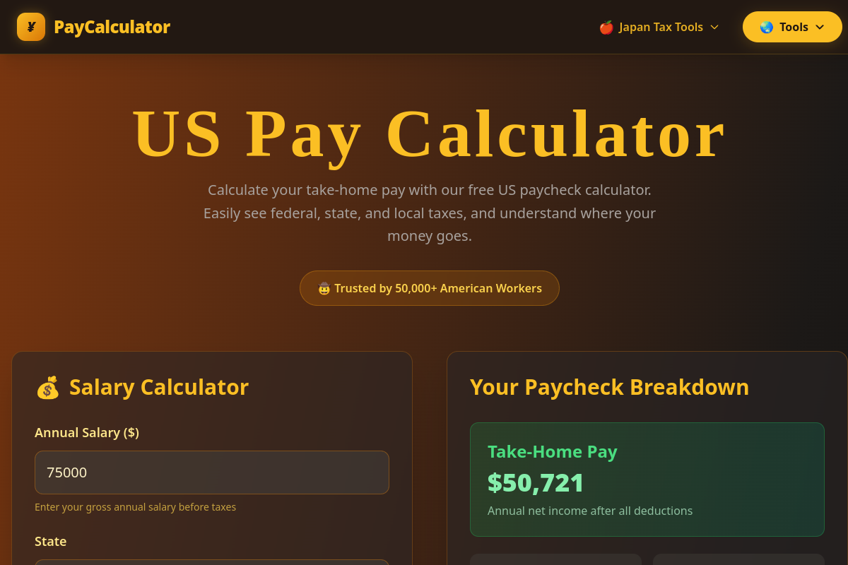 PayCalculator preview