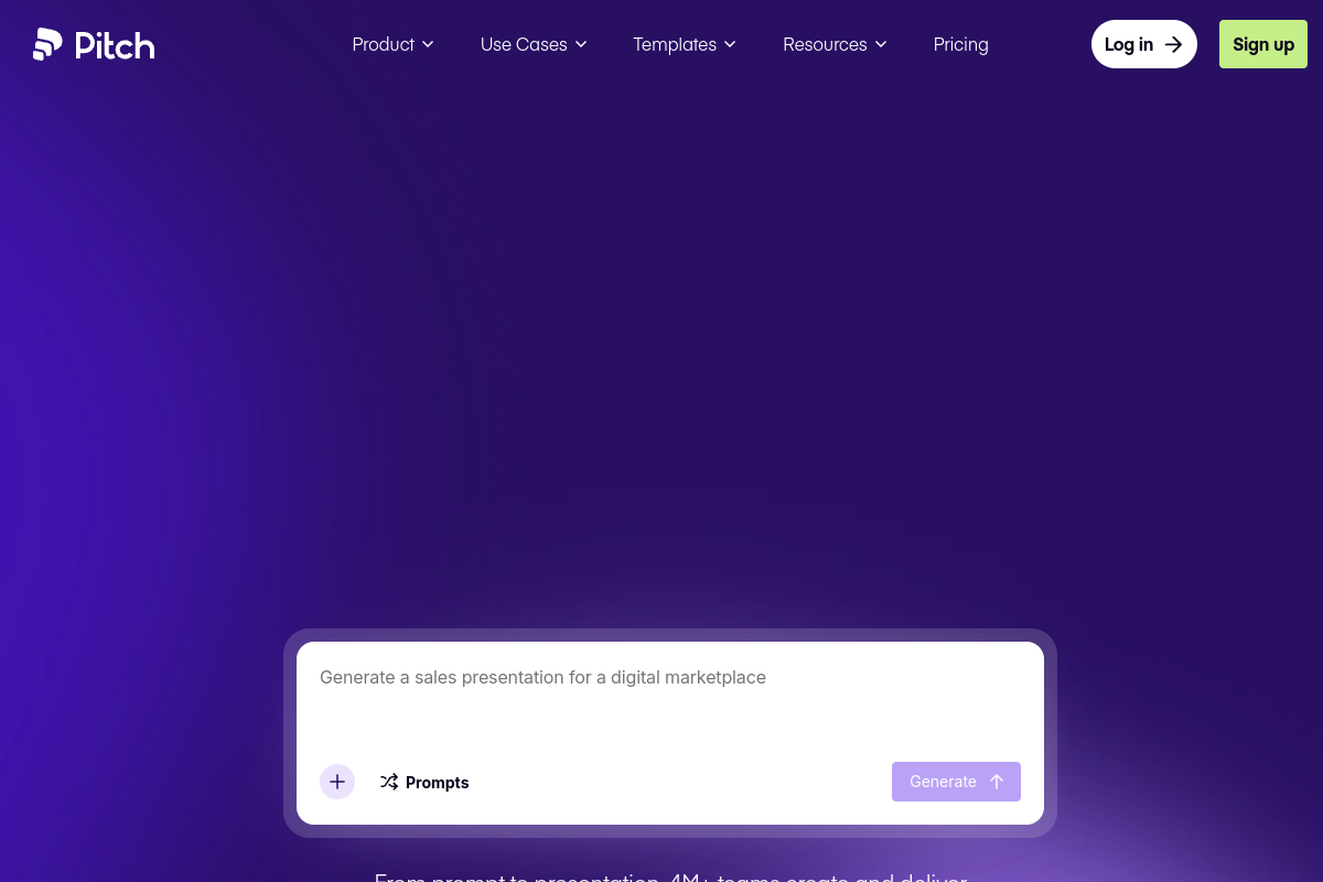 Pitch screenshot