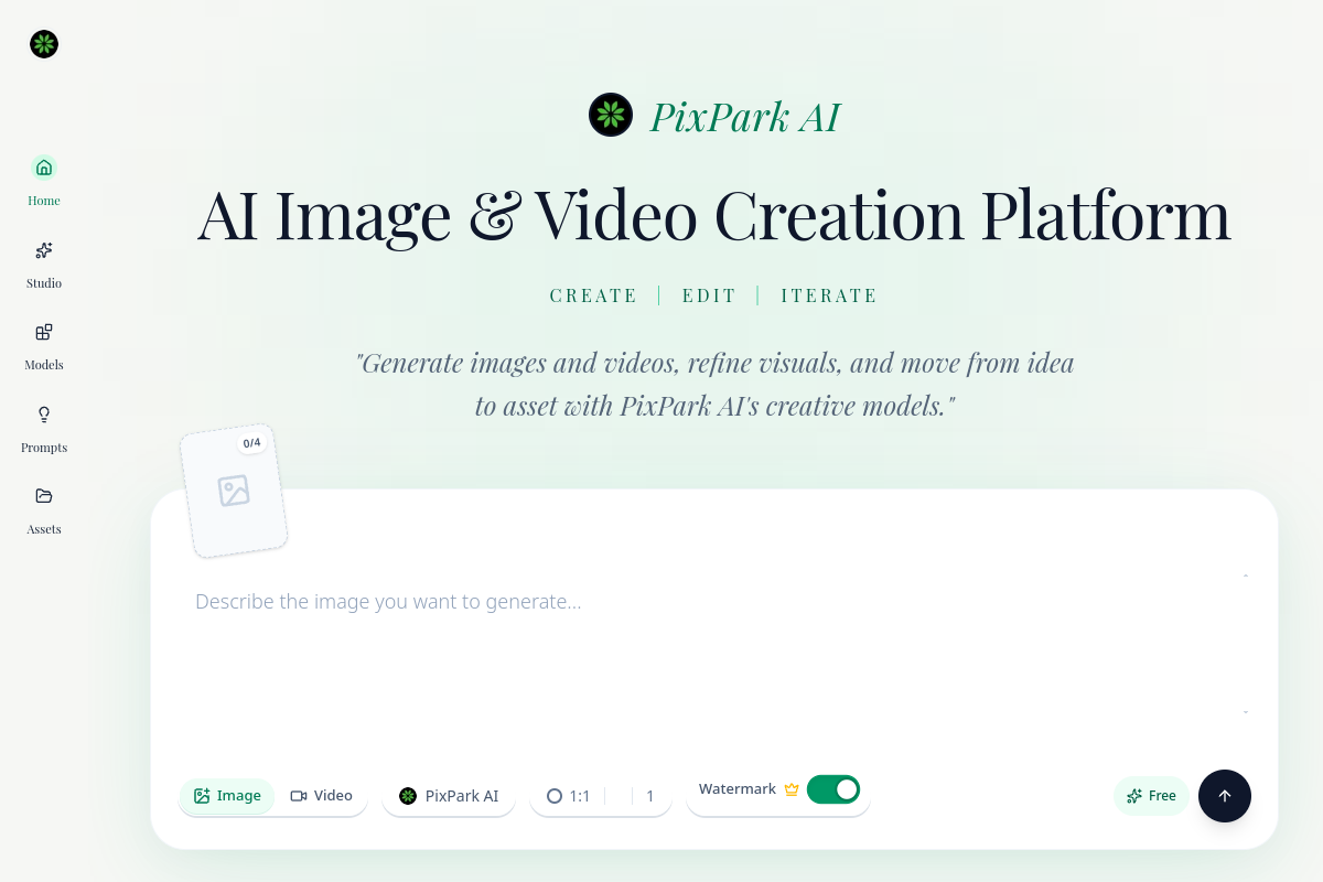 PixPark AI preview