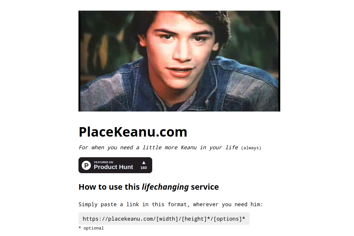PlaceKeanu preview
