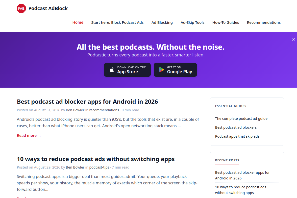 PodcastAdBlock preview