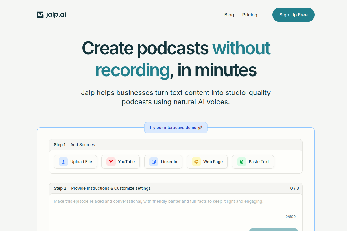 Podcast Maker preview