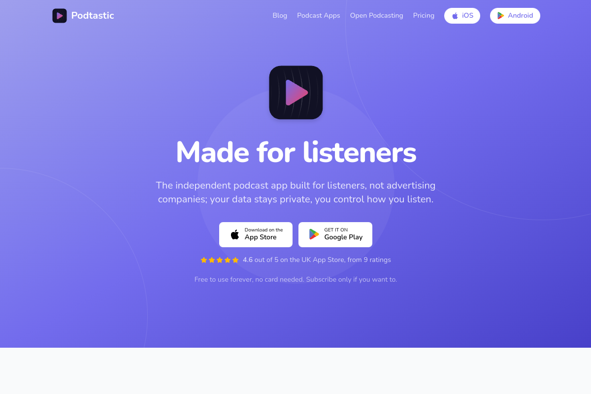 Podtastic preview