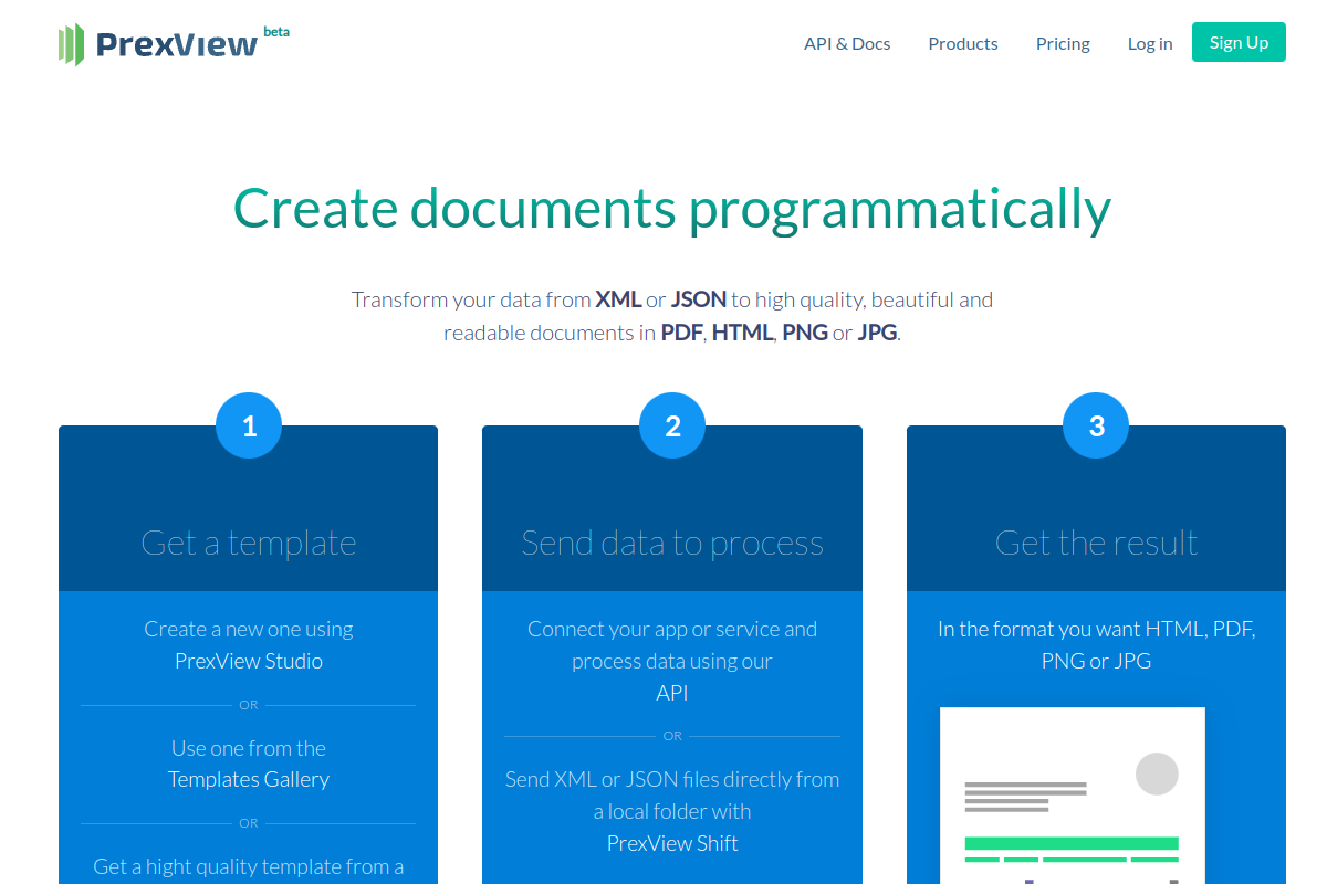 PrexView preview