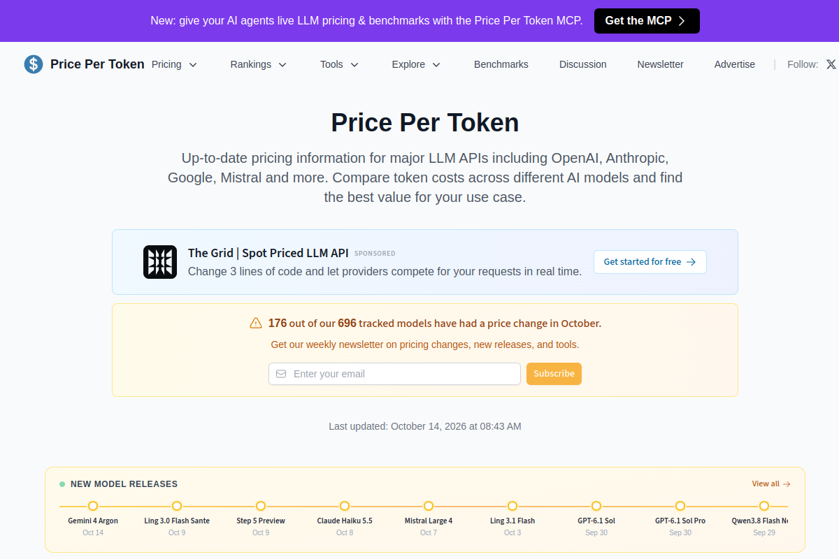 Price Per Token preview