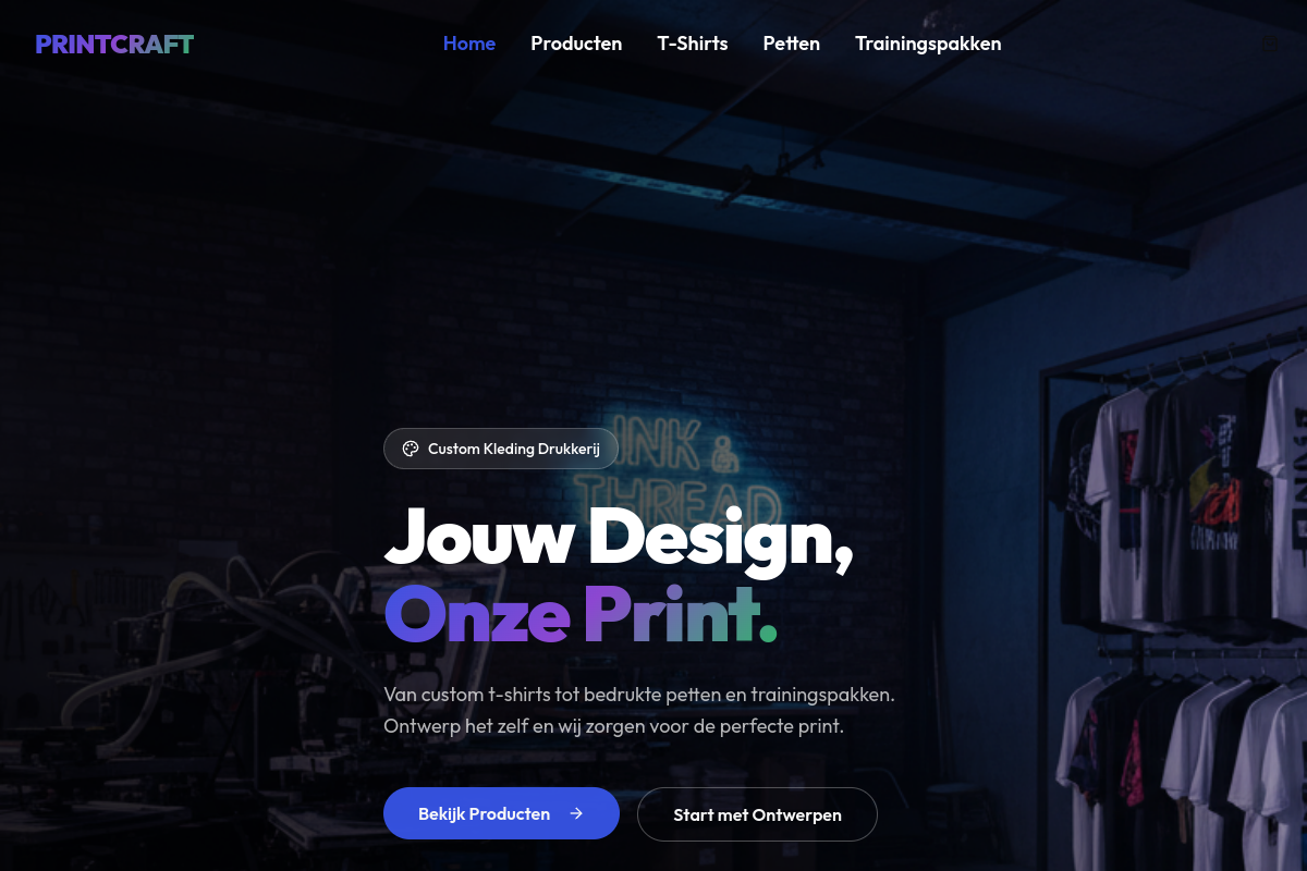 Website PrintCraft