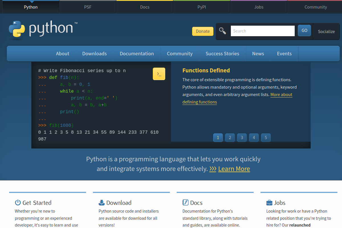 Python preview