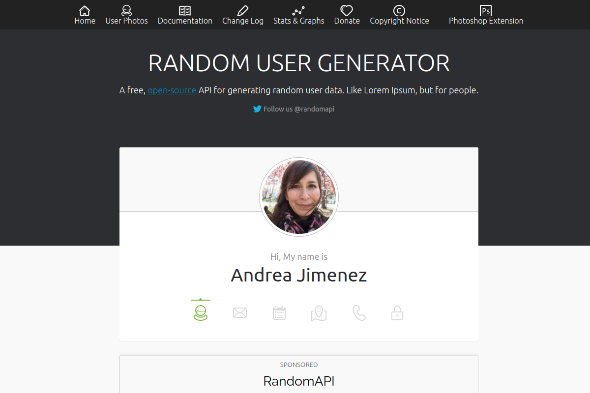 RandomUser preview