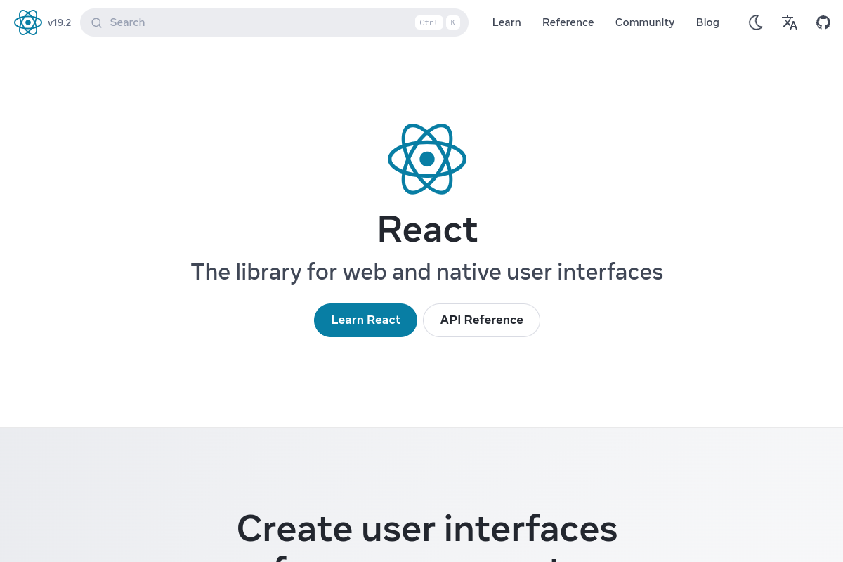 React (Library) preview
