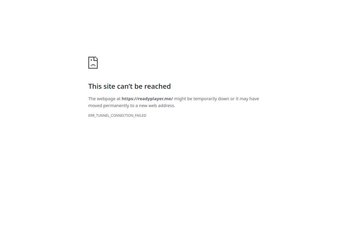 Readyplayer website screenshot 1