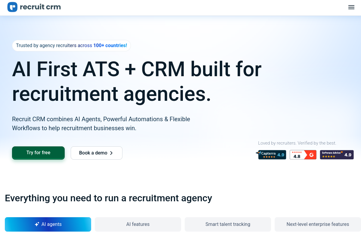 Recruit CRM screenshot