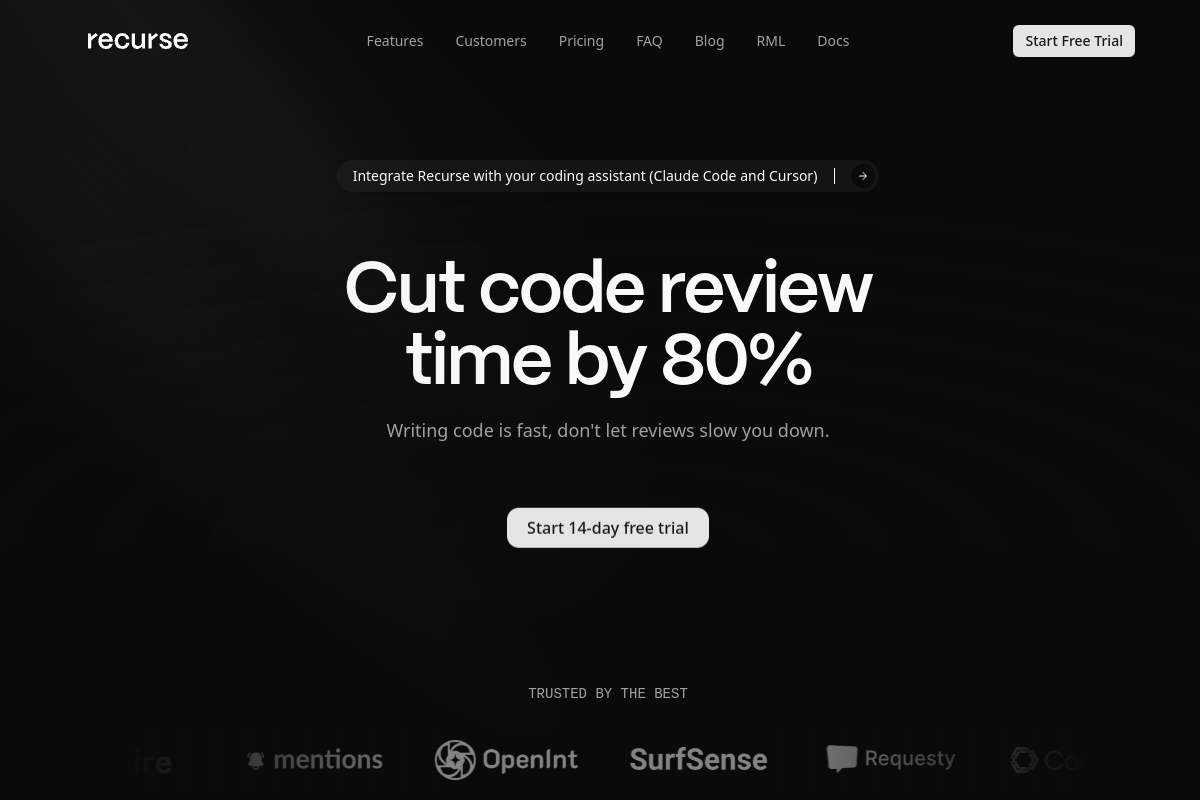 Recurse ML preview