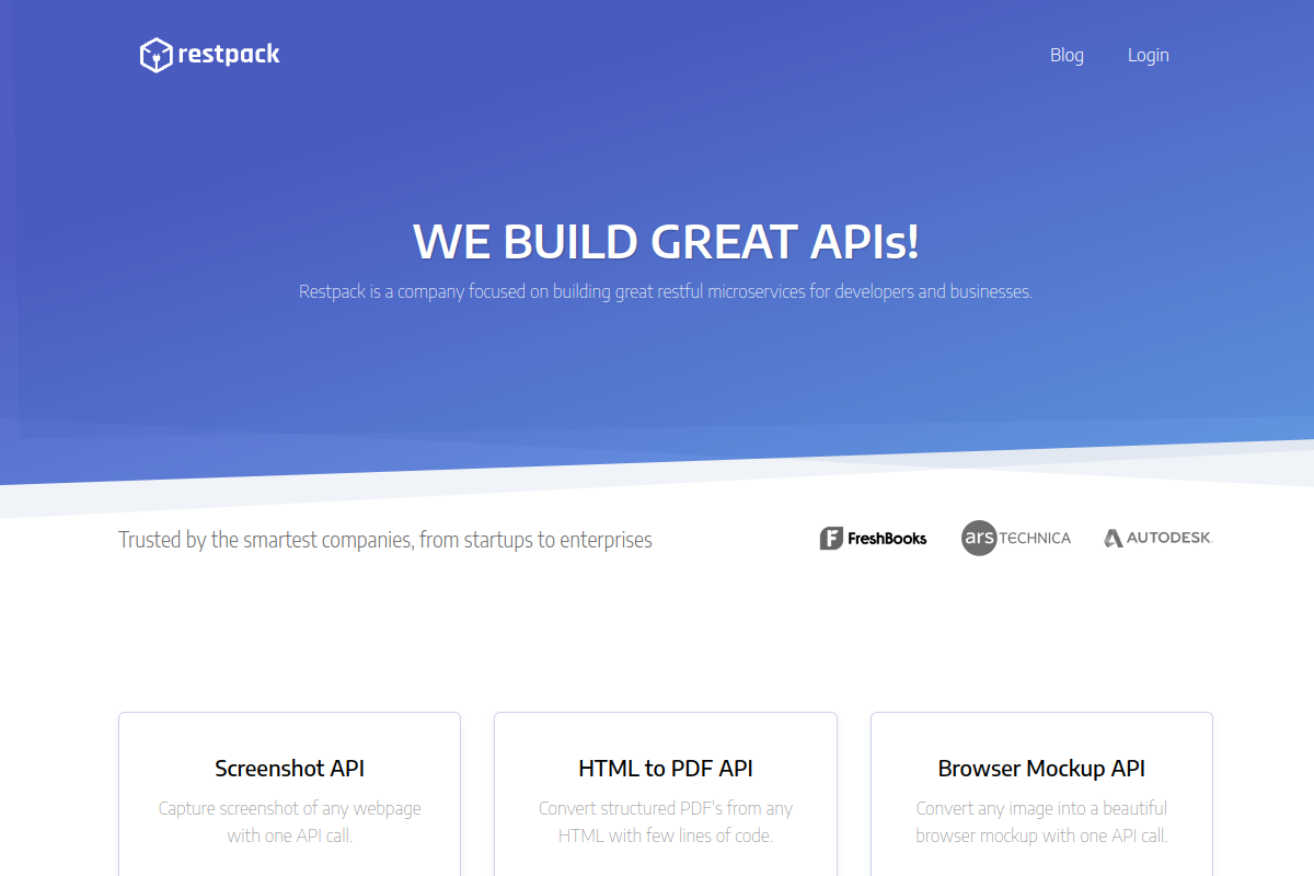 Restpack preview
