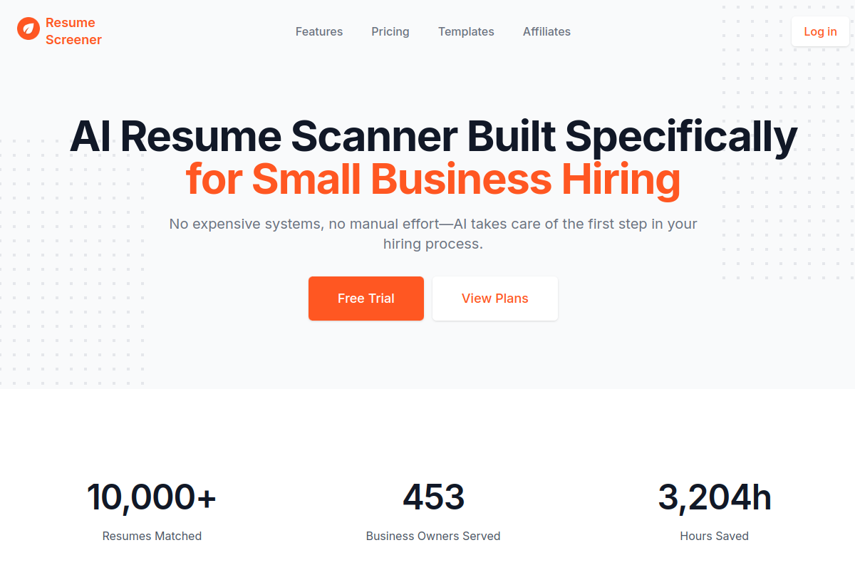 Resume Screener AI preview