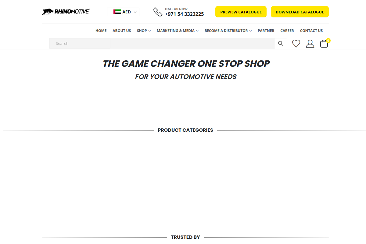 Rhino Motive website