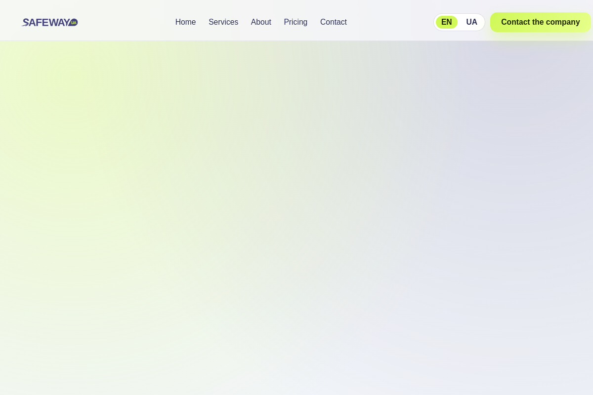 Превью сайту SafeWay UA