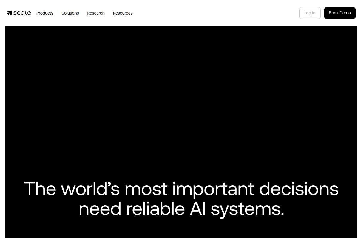 Scale AI screenshot