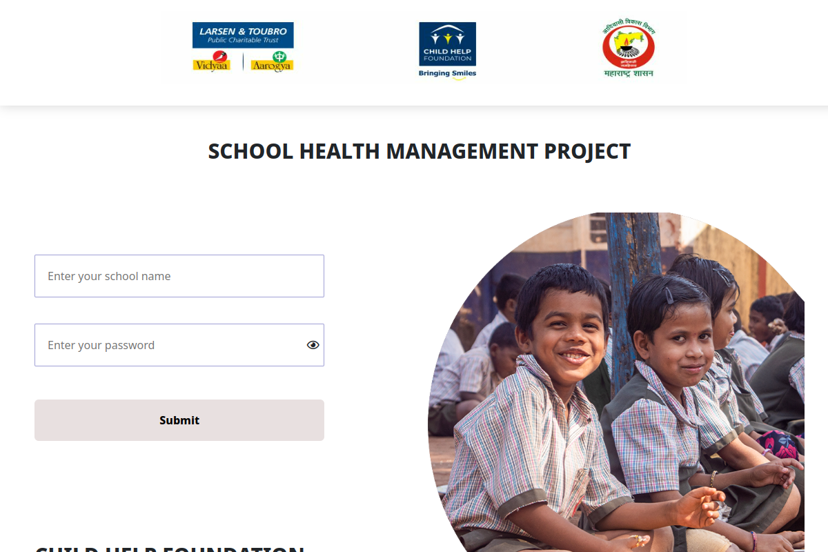School Health website preview