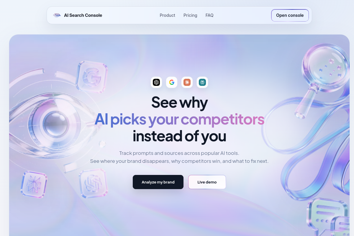 AI Search Console-screenshot-0