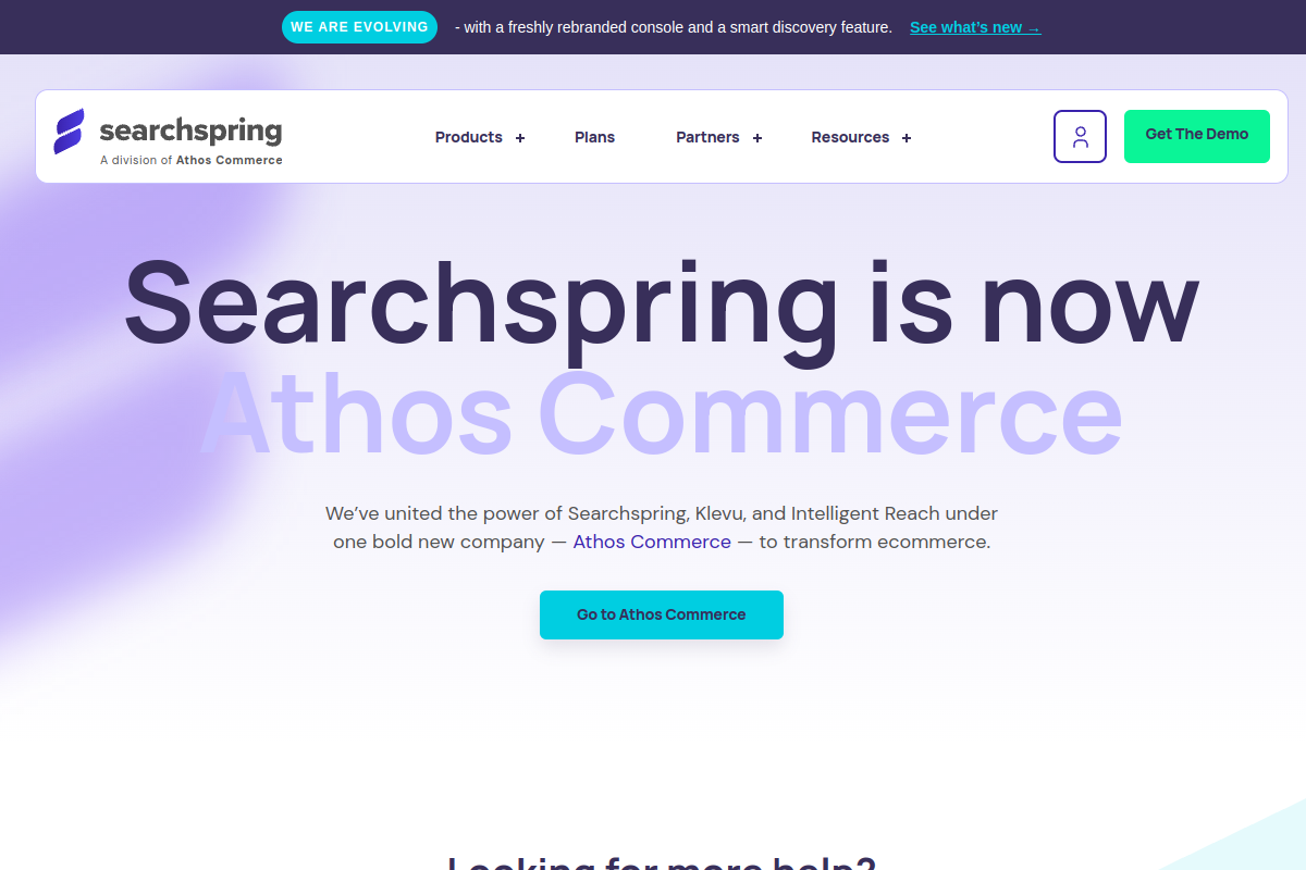 Searchspring screenshot