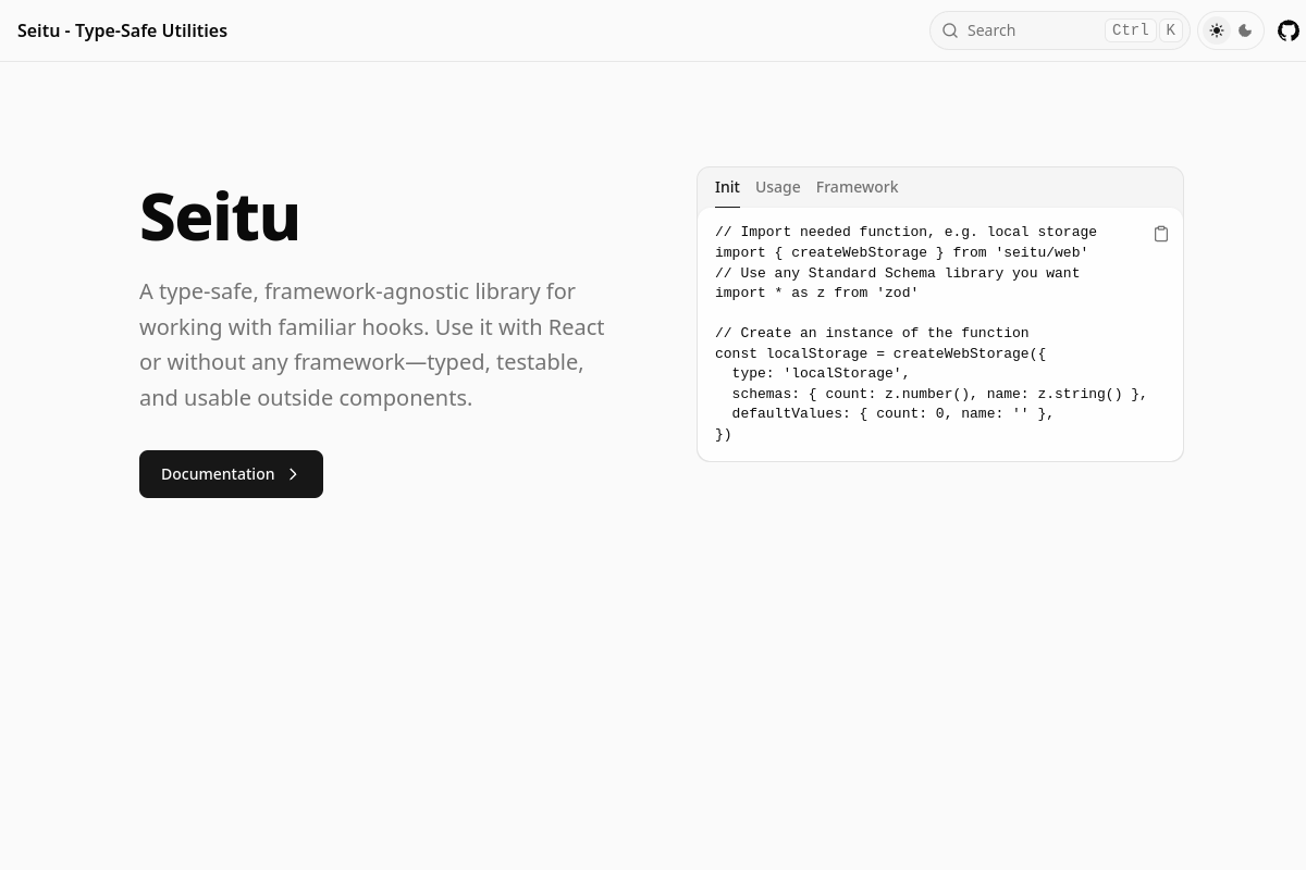 Seitu - Type-Safe Utilities