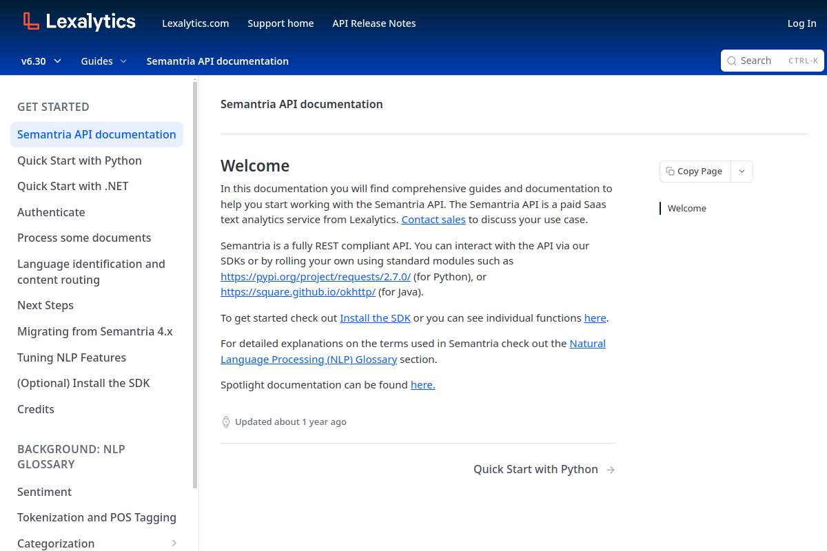 Semantria preview