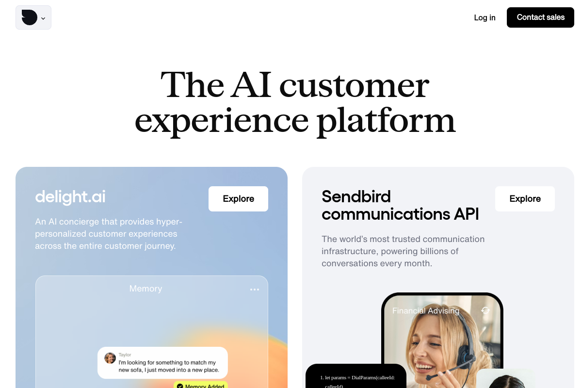 Sendbird screenshot