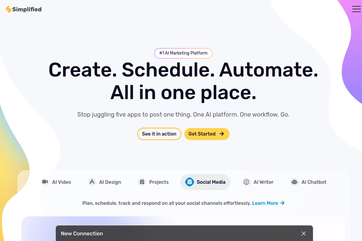 Simplified AI preview
