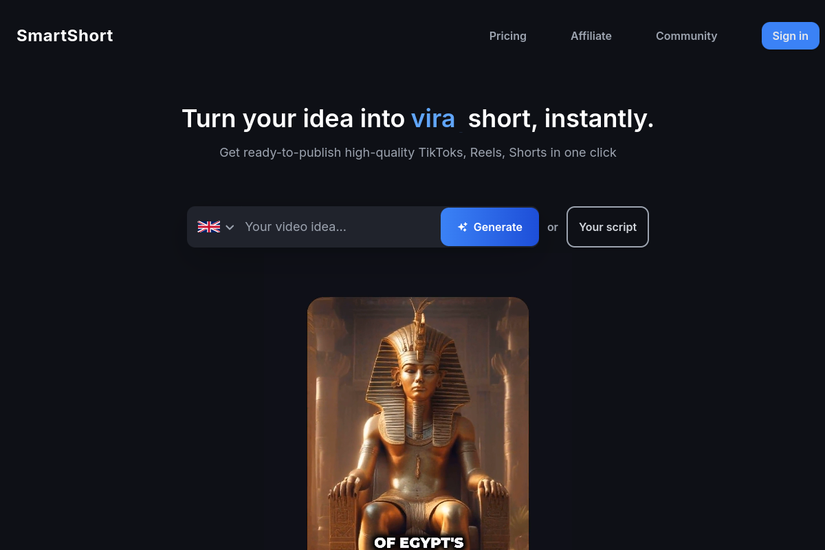 Smartshort preview