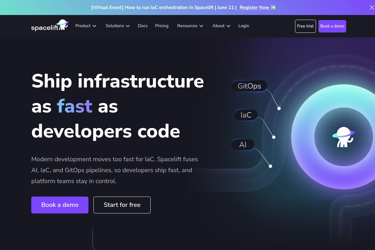 Spacelift screenshot