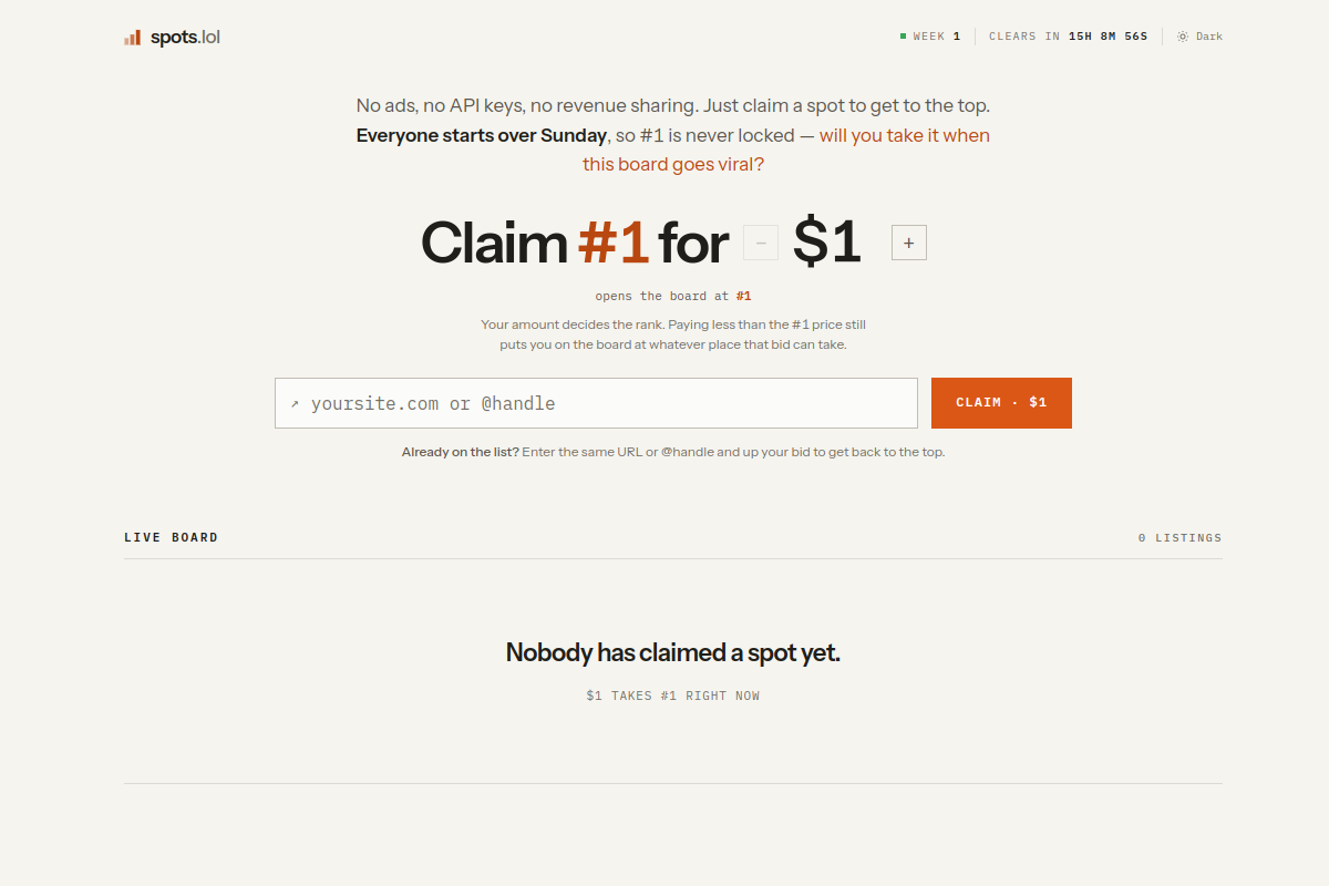 spots.lol website screenshot 1