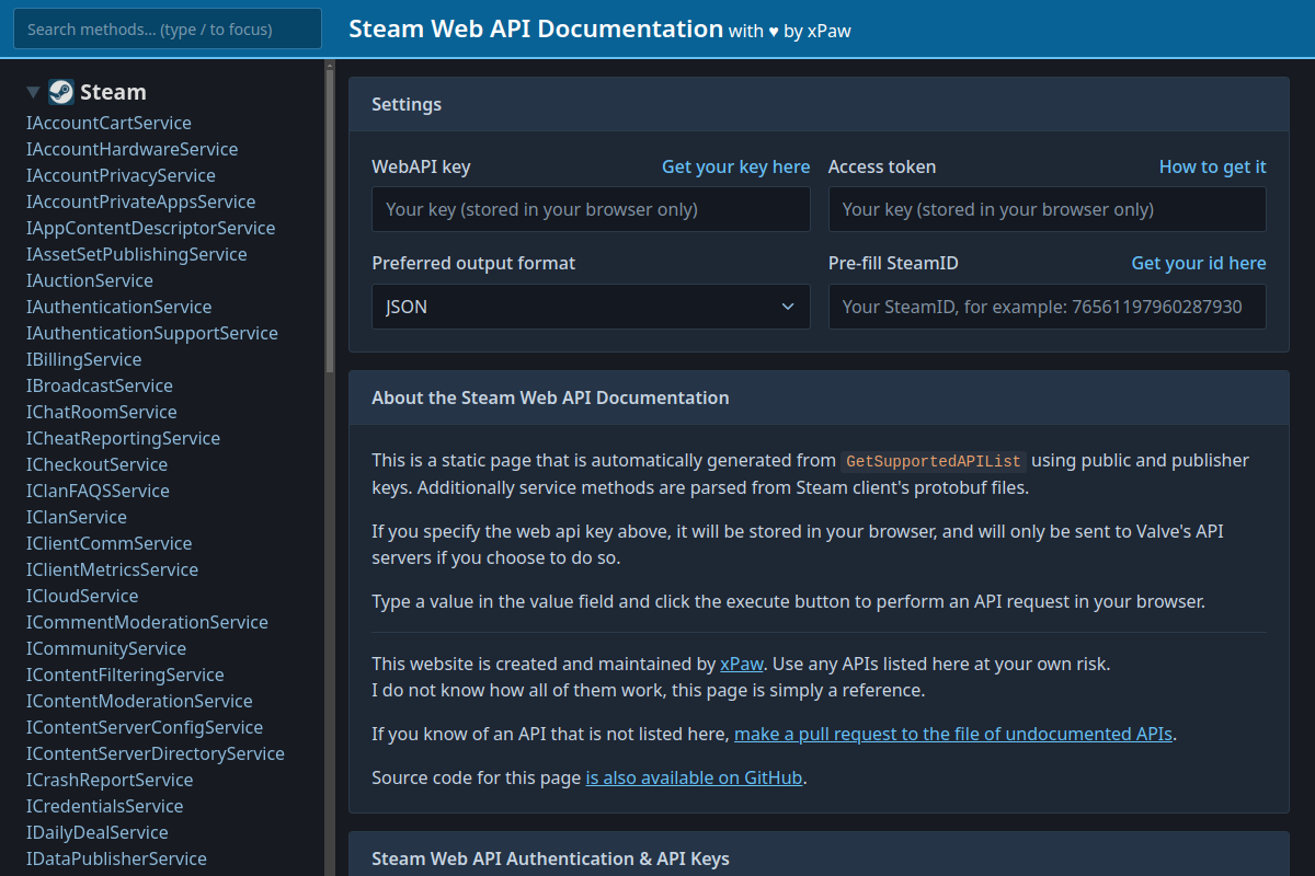 Steam preview