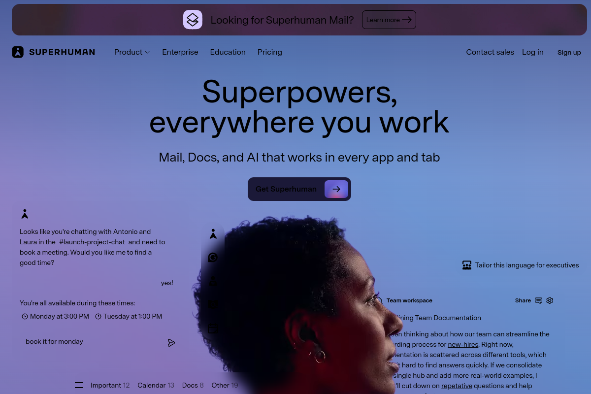 Superhuman screenshot