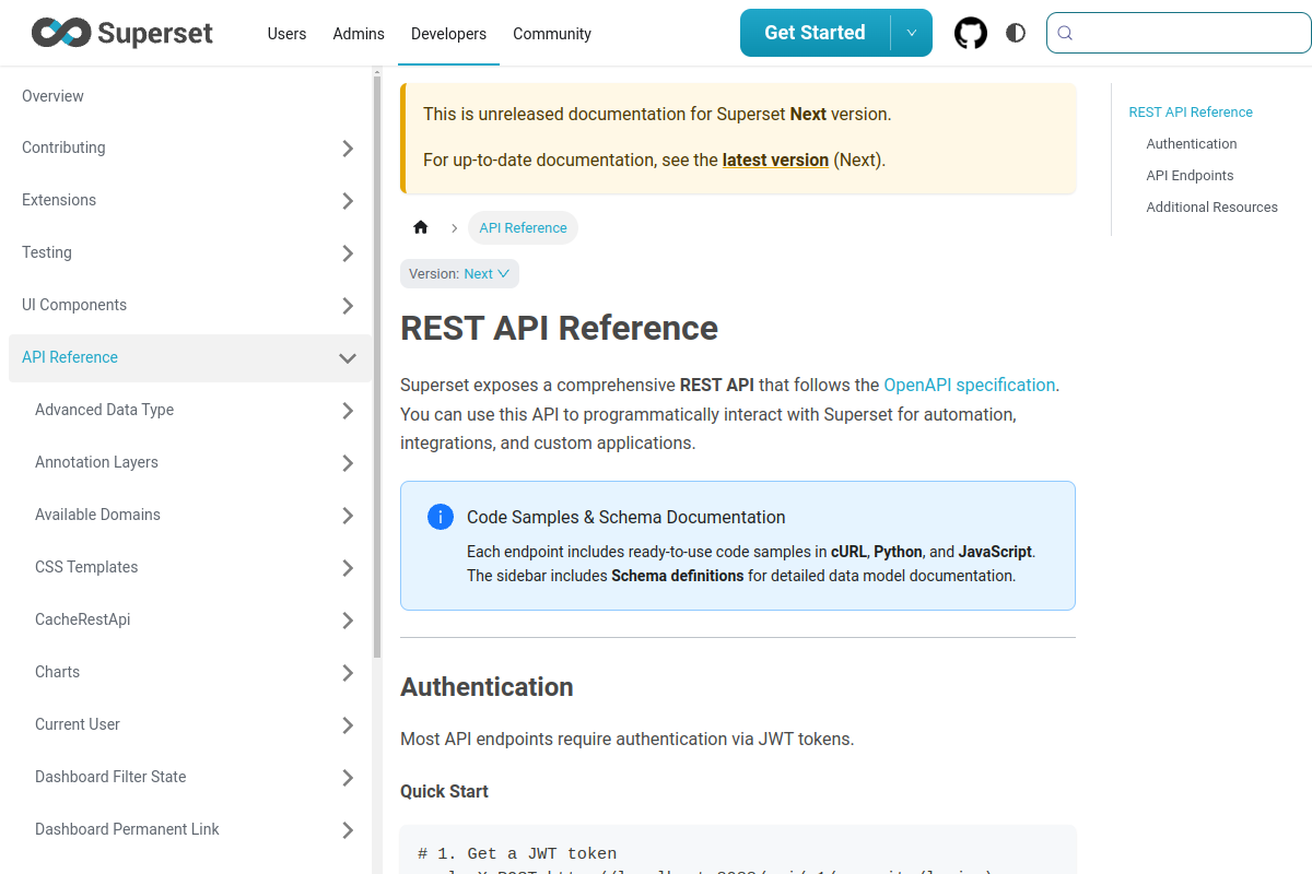 Apache Superset preview