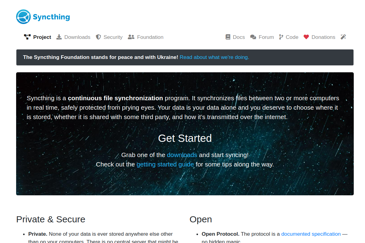 Syncthing preview