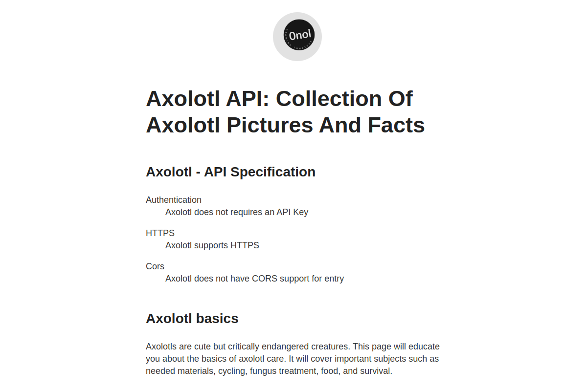 Axolotl preview